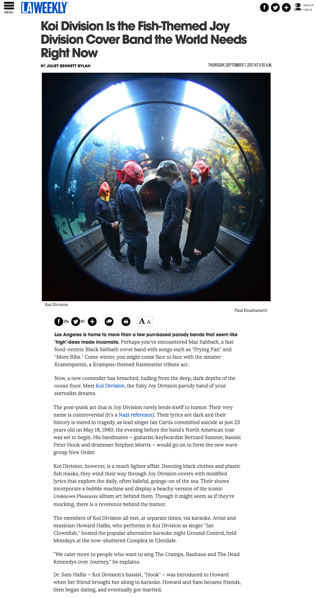 AV Club Article